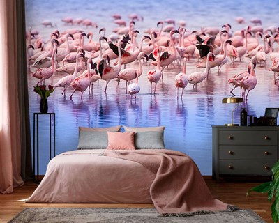 Flamingo Kudde Behang