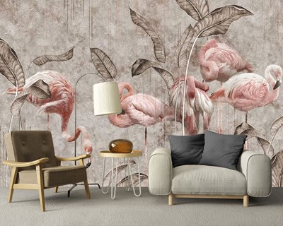 Fresq Flamingo Behang