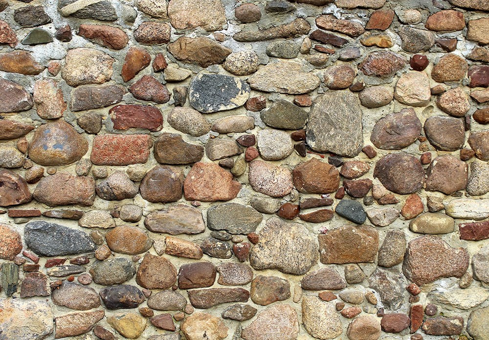 Stenen Muur Structuur Poster