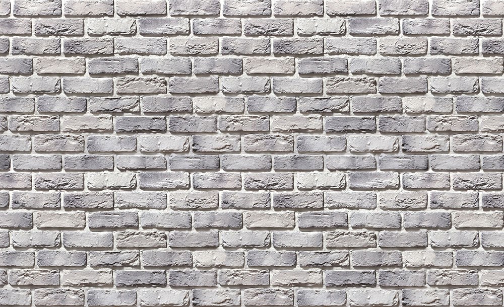 Wit baksteenpatroon behang