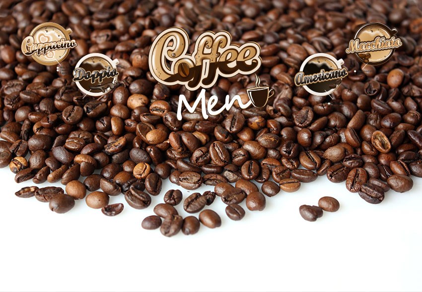 behang van koffiebonen tot cafés