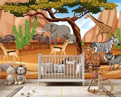 Afrikaanse Natuur Dieren Themabehang