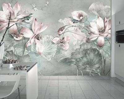 Bloemen en Vogels Themabehang