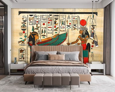 Egyptisch Papyrus Behang