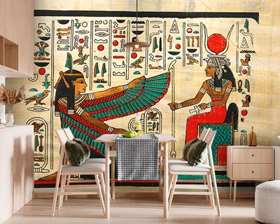 Egyptisch Papyrus Behang