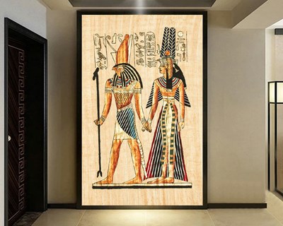 Oud Egyptisch Periode Geïllustreerd Behang