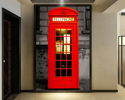 Londen telefooncel behang