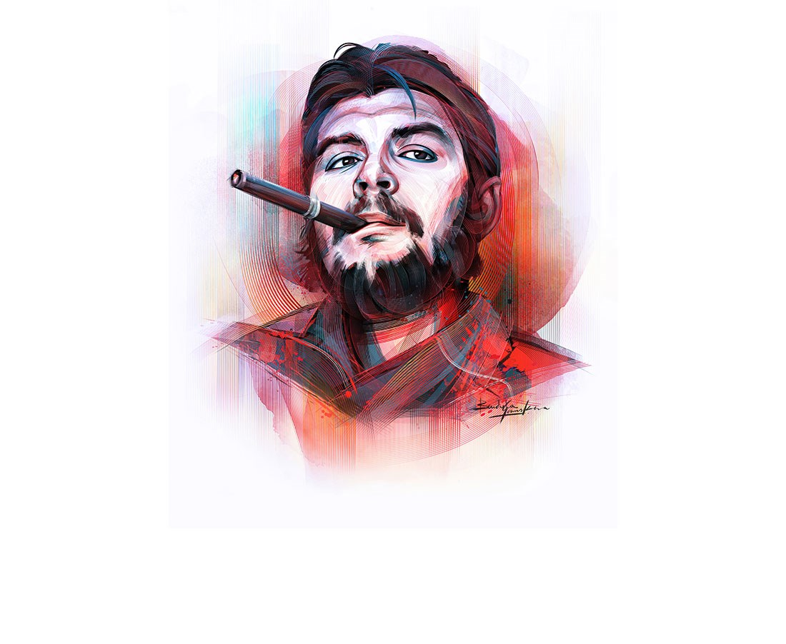 Ernesto Che Guevara canvasbehang