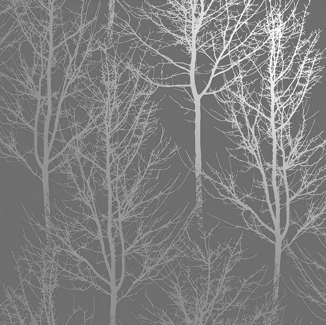 behang met grijze boomtakken