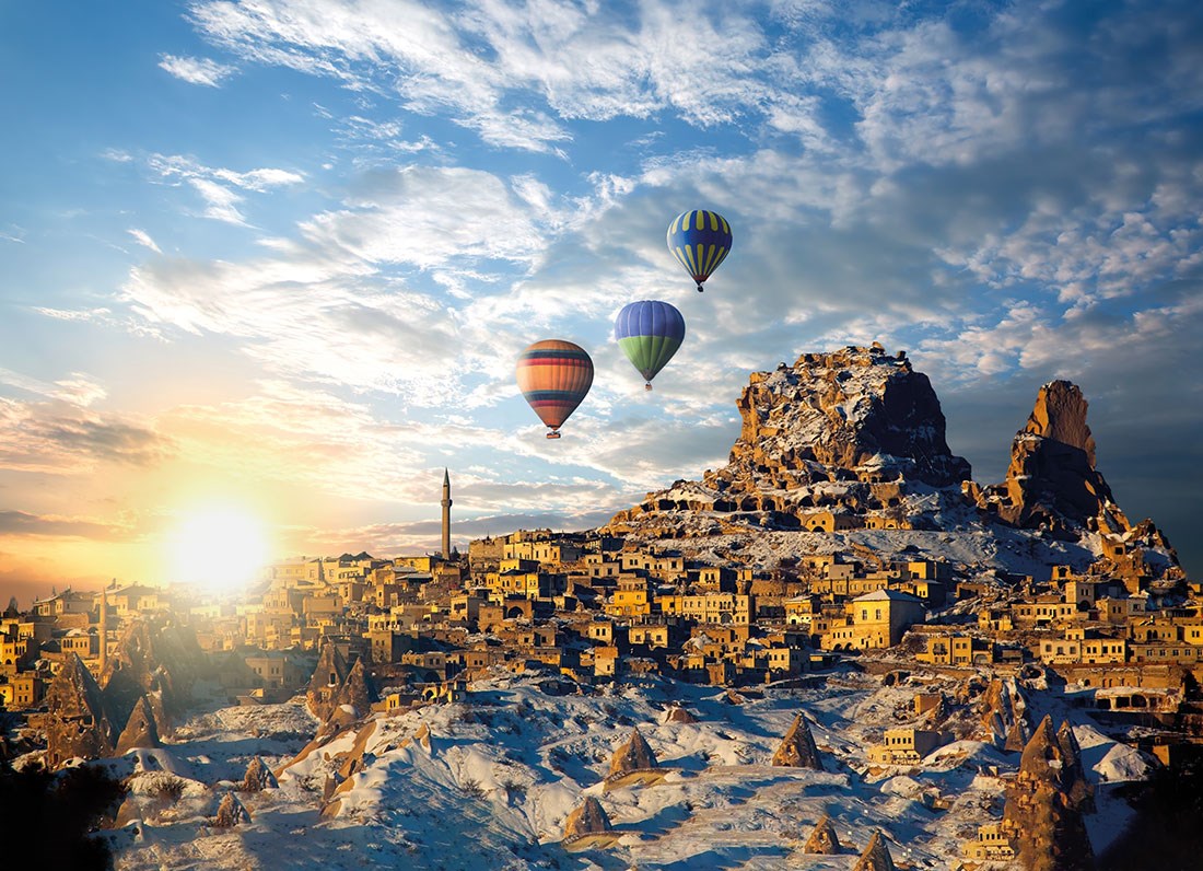 Cappadocië uitzicht behang