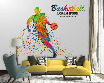 basketbal sport behang 