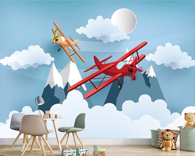 Lucht en vliegtuigen foto wallpaper