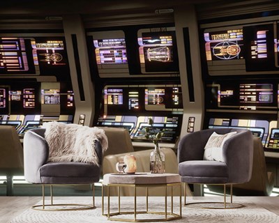 Star Trek Shuttle Interieur Behang