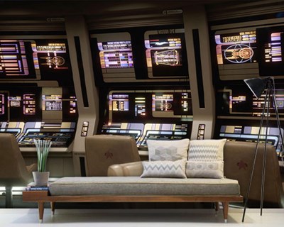 Star Trek Shuttle Interieur Behang