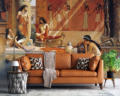 Oud Egyptisch Geïllustreerd Behang