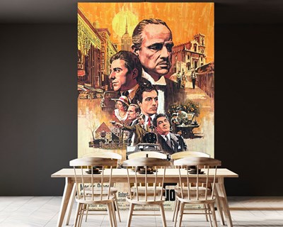 The Godfather Film Poster Behang 