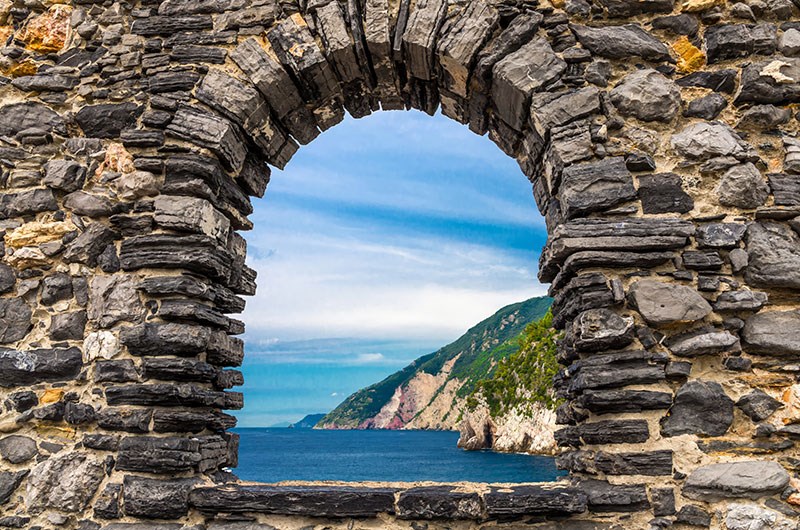 Porto Venere Zeezicht Behang 