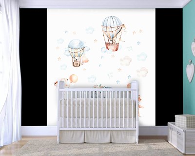 Dieren Geïllustreerd Babykamer Behang