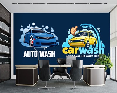 Car Wash Themabehang