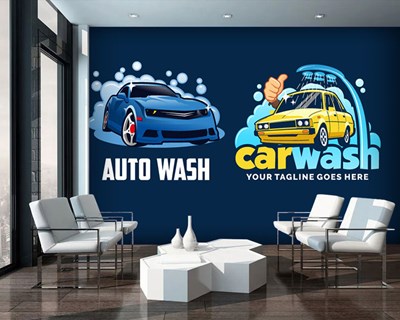 Car Wash Themabehang