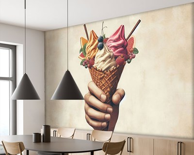 IJshoorntje-thema behang 