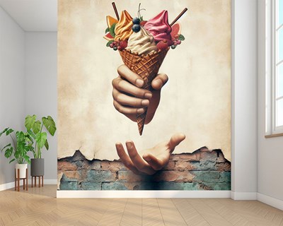 IJshoorntje-thema behang 