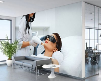 Professionele laserontharingbehang 