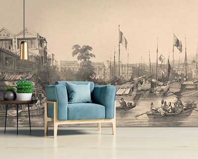 Behang met het thema 'Oude schepen'