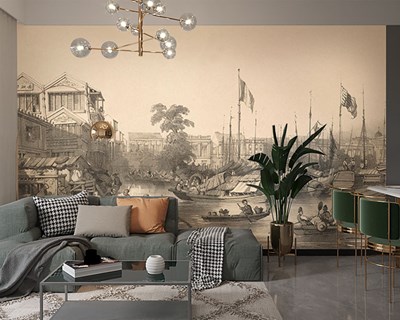 Behang met het thema 'Oude schepen'