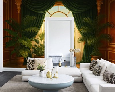 Luxe kamer achtergrondbehang 