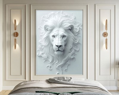 Leeuwenkopbeeld Behang 