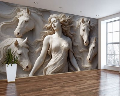 Vrouw Beeld Behang
