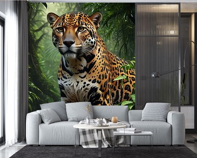 Jaguar-thema behang