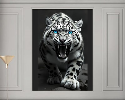 Blauwogige Jaguar Afbeelding Behang 