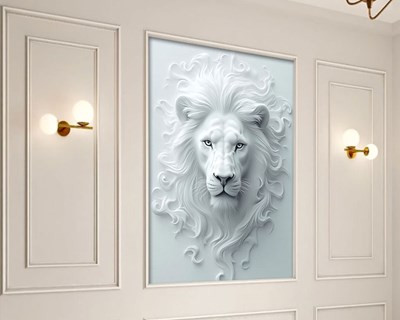 Leeuwenkopbeeld Behang 