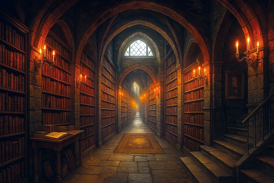 Bibliotheek Beeldbehang 