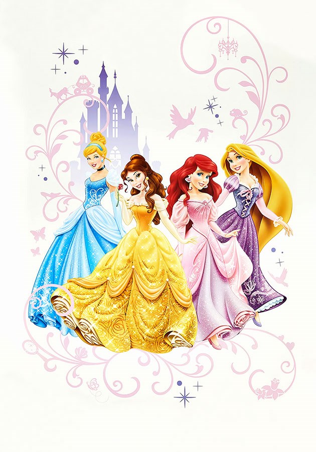 Disney Princesses Meisjeskamer Behang
