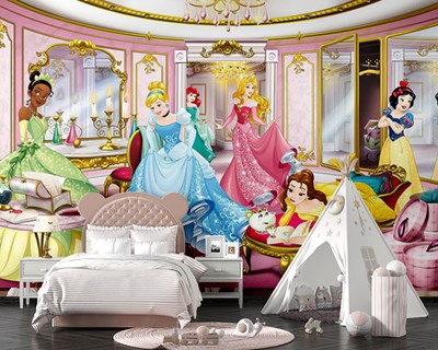 Disney Princessen Beeldmuurbehang