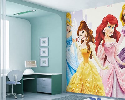 Disney Princesses Kinderkamer Behang