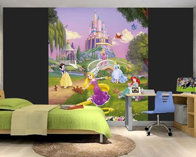 Disney Princesses Meisjeskamer Behang 