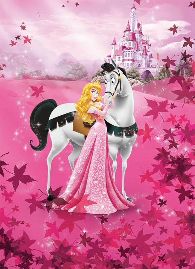 Prinses Aurora-thema behang 