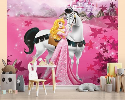 Prinses Aurora-thema behang 