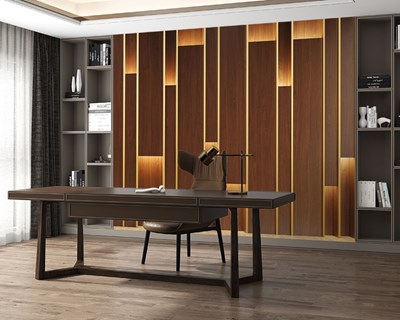 Houten paneelontwerp behang