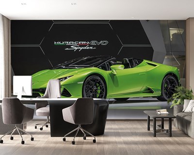 Open-top Lamborghini-thema behang