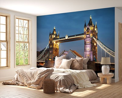 Behang met uitzicht op de Tower Bridge in Londen