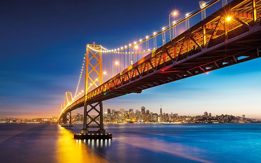 San Francisco stadsgezicht behang