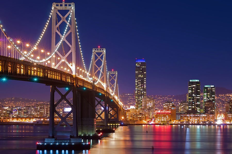 San Francisco-brug behang