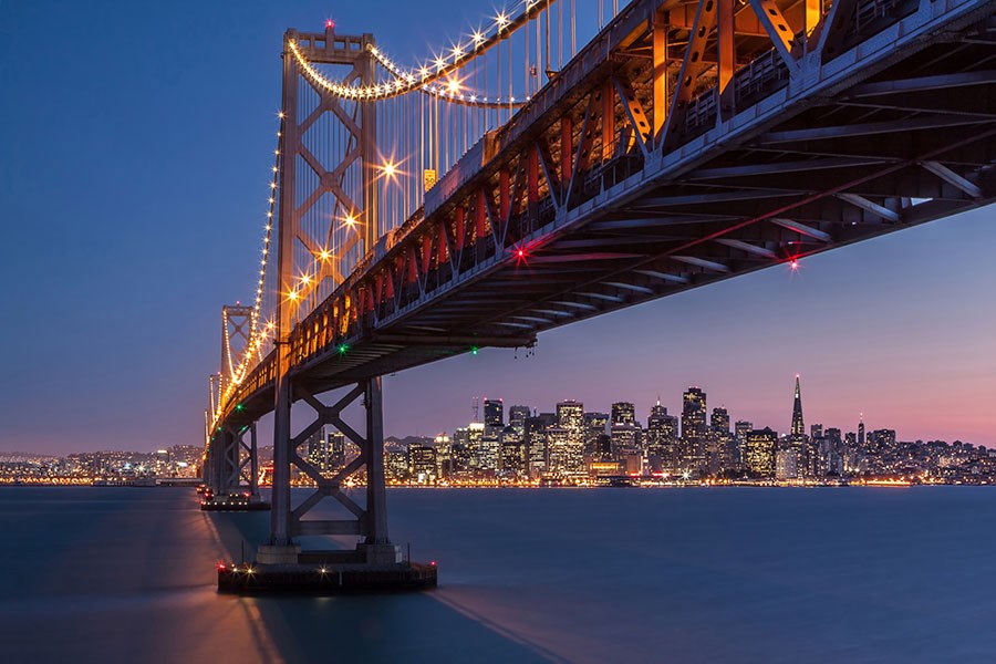 San Francisco-brug Behang
