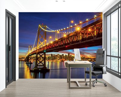 San Francisco Brugverlichting Behang