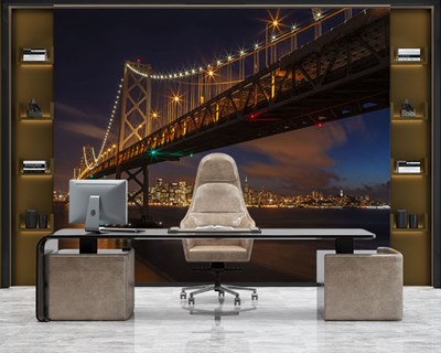 Behang met uitzicht op San Francisco